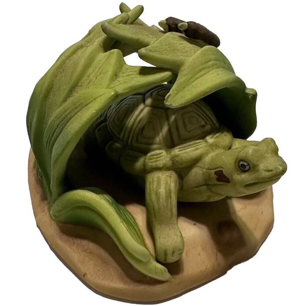 Franklin Mint Woodland Surprises Figure Turtle Jacqueline B Smith 1984